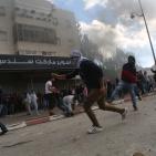 مواجهات عنيفة عند المدخل الشمالي لمدينة البيرة