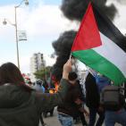 مواجهات عنيفة عند المدخل الشمالي لمدينة البيرة