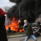 مواجهات عنيفة عند المدخل الشمالي لمدينة البيرة