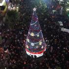 حفل انارة شجرة الميلاد المجيد في رام الله