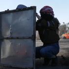 مواجهات اليوم الجمعة على المدخل الشمالي لمدينة البيرة 