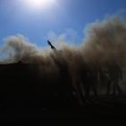 مواجهات اليوم الجمعة على المدخل الشمالي لمدينة البيرة 