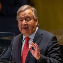 غوتيريش يؤكد ضرورة تطبيق وقف إطلاق النار ووقف عنف المستوطنين