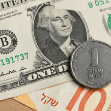 سعر صرف الدولار وباقي العملات مقابل الشيكل 