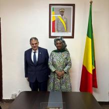 سفير دولة فلسطين لدى مالي يبحث مع وزيرة ريادة الأعمال والتشغيل سبل تعزيز التعاون الثنائي