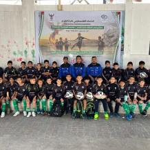 الاتحاد الفلسطيني لكرة القدم يفتتح مركزا لتدريب كرة القدم في قطاع غزة