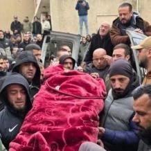 تشييع جثمان الشهيد محمد نصر الله في الظاهرية جنوب الخليل