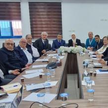 انعقاد الاجتماع الأول للمجلس الاستشاري لمجمع فلسطين الطبي وانتخاب المحافظ غنام رئيساَ