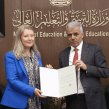 برهم يبحث مع القنصل البريطاني العام دعم التعليم والتركيز على الأولويات التطويرية