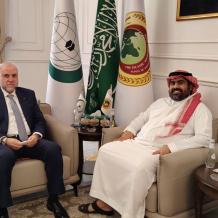 الهباش يبحث مع المدير التنفيذي لصندوق التضامن الإسلامي سبل تعزيز التعاون المشترك