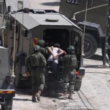 الاحتلال يعتقل 9 مواطنين من مخيم الجلزون وبدرس برام الله