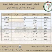 سلطة الأراضي تُنجز تسوية 9 أحواض وتُصدر 1612 سند تسجيل في 4 محافظات