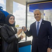 البنك العربي يعلن عن الفائزة بسيارة in Hybrid-BMW X1 Plug ضمن حملة البطاقات الائتمانية