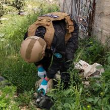 الشرطة تتعامل مع شظايا صاروخية في سلفيت