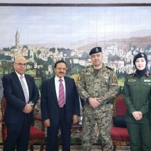 قائد الأمن الوطني يستقبل رئيس مجلس إدارة الجامعة العربية الأمريكية