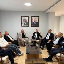 بحث آفاق التعاون بين اتحاد الغرف الفلسطينية واتحاد الحجر والرخام