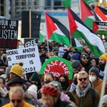 وقفة في نيويورك ضد شركة متهمة بدعم الصناعات العسكرية الإسرائيلية