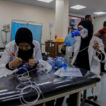 خاص| توقف محطة الأكسجين يهدد بموت عشرات المرضى في مستشفيات شمال غزة