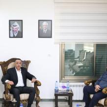 فتوح يستقبل القنصل المصري ويستعرض تطورات الأوضاع في الأراضي الفلسطينية