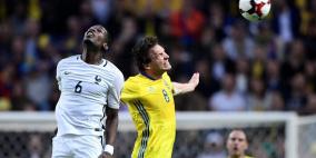 السويد تصعق فرنسا و تخطف منها صدارة المجموعة 