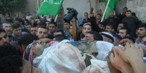 غزة تشيع الشهيد الجعبري بالرصاص والدموع