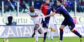 بالوتيلي ينقذ ميلان من الخسارة أمام كالياري