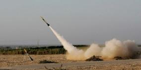 اطلاق صاروخ من غزة على أشكول