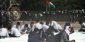 " جدارية النكبة : بالفرشارة والالوان نرسم عودتنا"