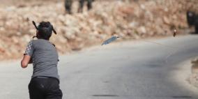 مواجهات خلال المظاهرة الاسبوعية ضد الاستيطان في النبي صالح