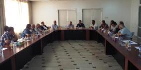 غرفة تجارة وصناعة غزة تعقد اجتماع مع وزارة الشؤون المدنية