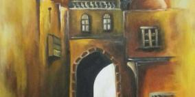 الفنان  محمد الشريف  يجهز لمعرض رسوماته  التشكيليه