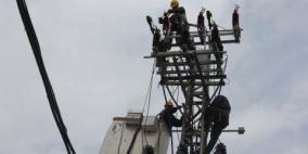 صاعقة كهربائية تقطع الكهرباء عن مناطق واسعة من رام الله