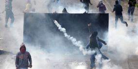 إصابات بالاختناق في مواجهات غرب بيت لحم