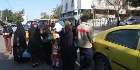 حالة من الشلل تضرب قطاع النقل العام في غزة بسبب ازمة الوقود