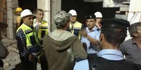 وزارة العمل تغلق منشأتين قيد الانشاء في محافظة رام الله والبيرة