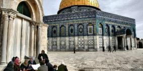 250 مصل من غزة في طريقهم إلى الأقصى