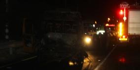 حادث سير مروع وقع هذا اليوم ، بشارع "عيون الحرامية" بين رام الله ونابلس، جراء تصادم سيارتين خصوصيتين، ودراجة نارية في المكان.