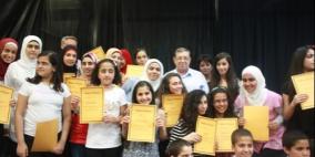 اختتام برنامج تشجيع القراءة باللغة الانجليزية في مركز بلدية نابلس الثقافي