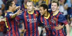 برشلونة يجتاز سوسيداد برباعية