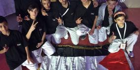 منتخب فلسطين يحصد 8 ميداليات ملونة في بطولة الفجيرة الدولية