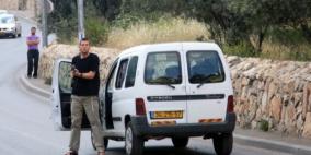 إطلاق نار على سيارة فلسطينية غرب رام الله