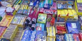 القبض على 18 شخصا بتهمة بيع وإطلاق العاب نارية بنابلس