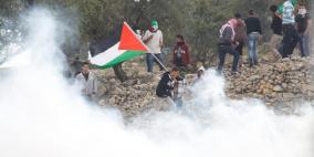 مواجهات قرب حاجز عطارة  تضامنا مع غزة