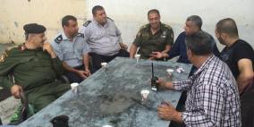 اجتماع مع قيادة الامن الوطني والبلدية للاستعداد والجاهزية في طولكرم