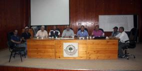 اللجنة الادارية الجديدة لنقابة موظفي وعمال بلدية قلقيلية تعقد اجتماعها الاول