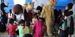 تنظيم فعالية للتفريغ النفسي للاطفال الايتام المكفولين في غزة