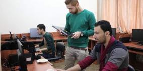 افتتاح مختبر للحاسوب في نادي قلقيلية الأهلي