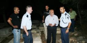 سلطات الاحتلال تمنع أعمال ترميم جنوب الأقصى