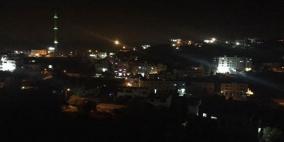 إطلاق قنابل ضوئية محيط بلدة سلواد