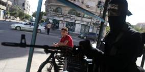 عناصر القسام ينتشرون في شوارع غزة لاستقبال مشعل